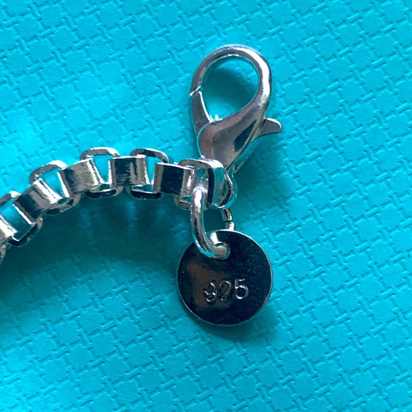 Tiffany INSPIRED 4mm Venetian Link Bracelet In 925 Sterling Silver 8” (inch) - Picture 2 of 4